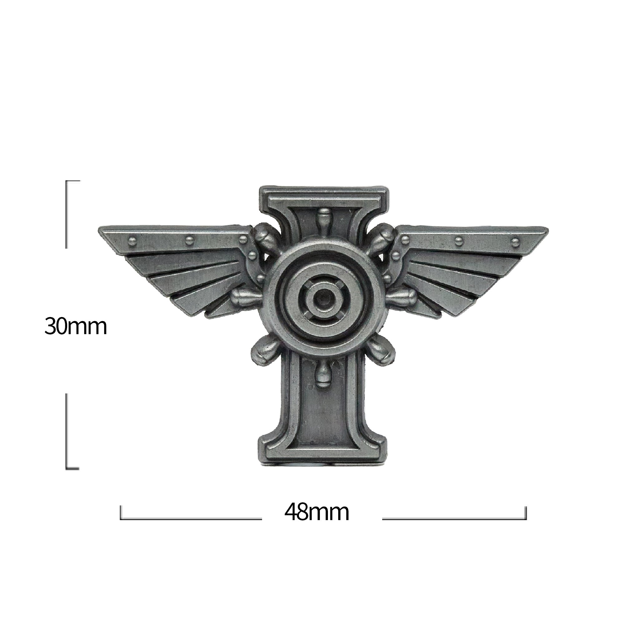 Warhammer 40K Peripheral Products Navis Imperialis Brooch Silver Pin Badge Starforged